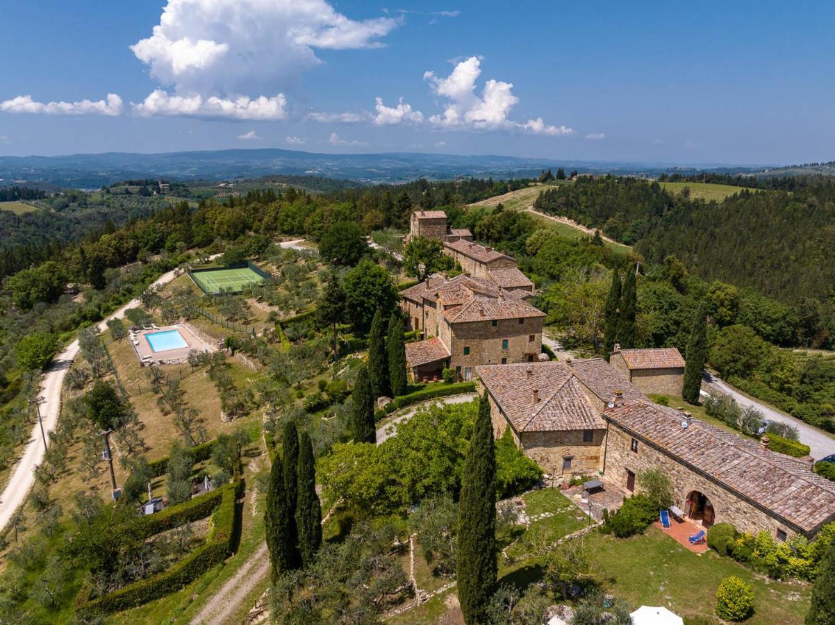 Borgo Nel Chianti Istrice Con Piscina Tennis E Wifi Castellina in Chianti Kültér fotó