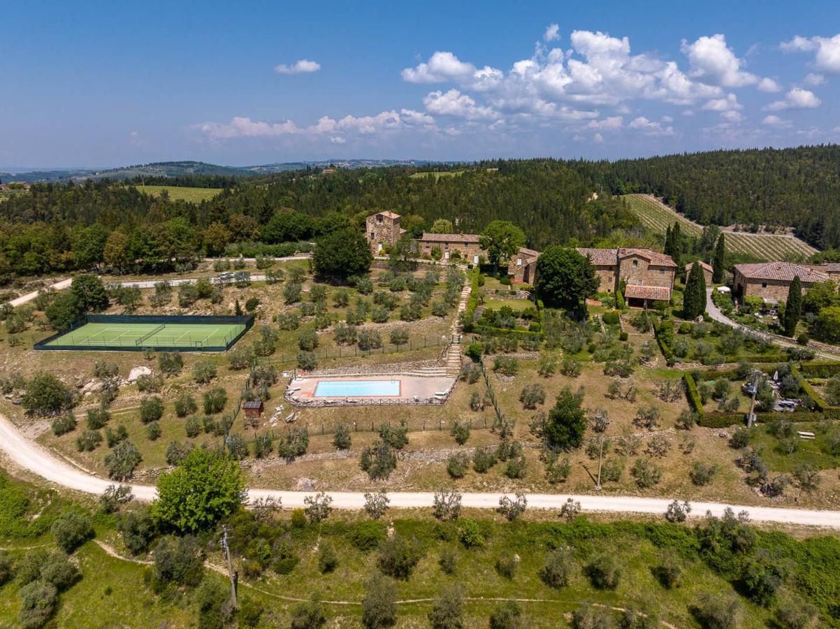 Borgo Nel Chianti Istrice Con Piscina Tennis E Wifi Castellina in Chianti Kültér fotó